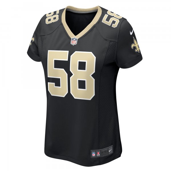 Women's New Orleans Saints Eric Wilson Nike Black Game Player Jersey