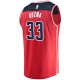 Men's Washington Wizards Kyle Kuzma Fanatics Red Fast Break Replica Jersey - Icon Edition