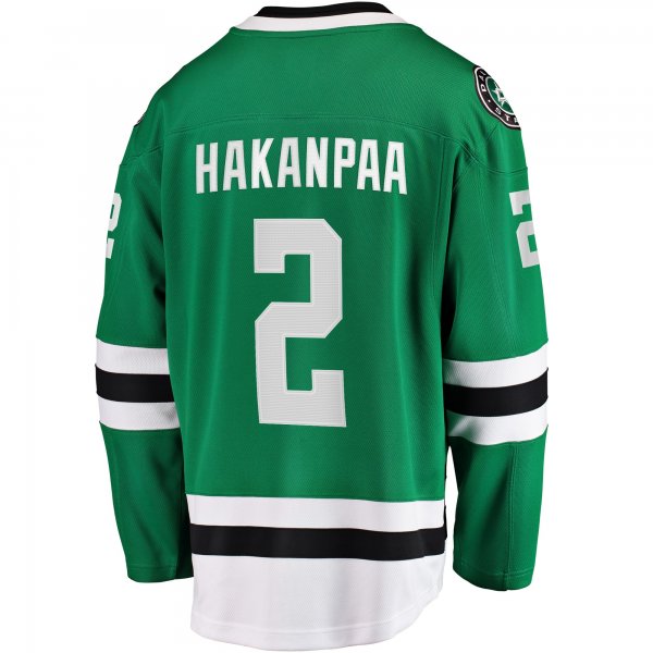 Men's Dallas Stars Jani Hakanpaa Fanatics Kelly Green Home Breakaway Player Jersey