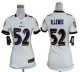 Nike Baltimore Ravens #52 Ray Lewis White Women's Stitched NFL Elite Jersey