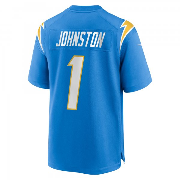 Men's Los Angeles Chargers Quentin Johnston Nike Powder Blue 2023 NFL Draft First Round Pick Game Player Jersey