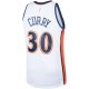 Men's Golden State Warriors Stephen Curry Mitchell & Ness White Hardwood Classics Swingman Jersey