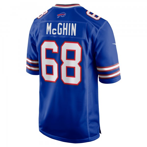 Men's Buffalo Bills Garrett McGhin Nike Royal Team Game Jersey