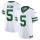 Men's New York Jets Garrett Wilson Nike Legacy White Vapor F.U.S.E. Limited Jersey