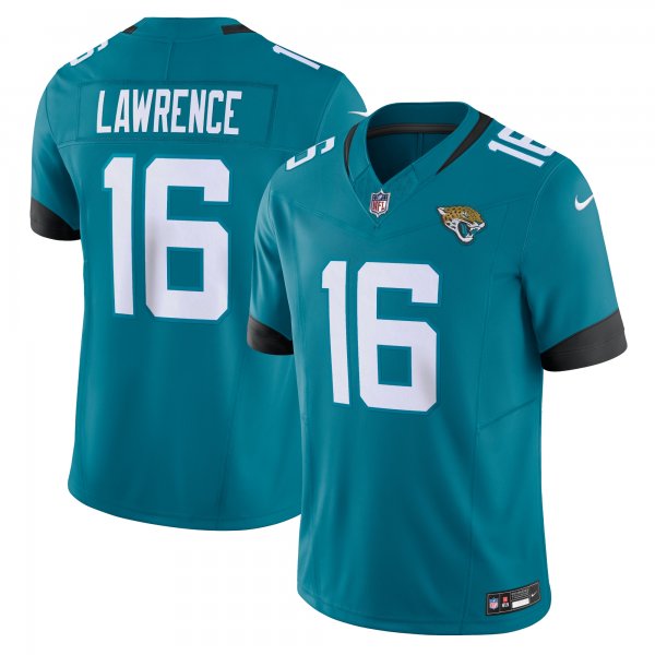 Men's Jacksonville Jaguars Trevor Lawrence Nike Teal Vapor F.U.S.E. Limited Jersey