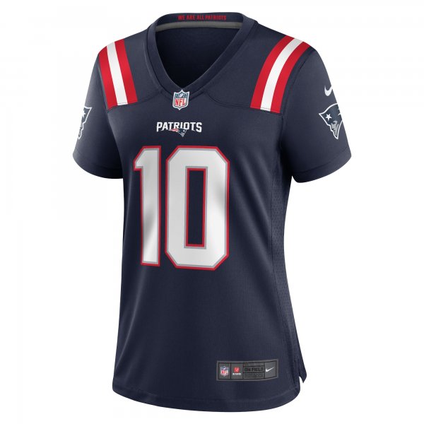 Women's New England Patriots Mac Jones Nike Navy Team Game Jersey