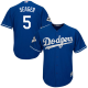 Los Angeles Dodgers #5 Corey Seager Blue New Cool Base 2017 World Series Bound Stitched MLB Jersey