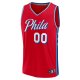 Men's Philadelphia 76ers  Fanatics Red Fast Break Custom Jersey - Statement Edition