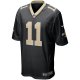 Men's New Orleans Saints Deonte Harris Nike Black Game Player Jersey