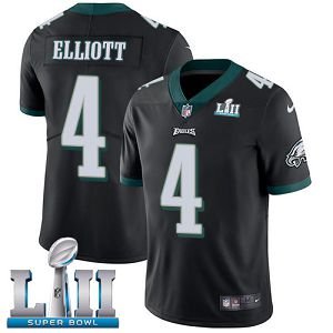 Men's Nike NFL Philadelphia Eagles #4 Jake Elliott Limited Alternate Black Vapor Untouchable Super Bowl LII Jersey