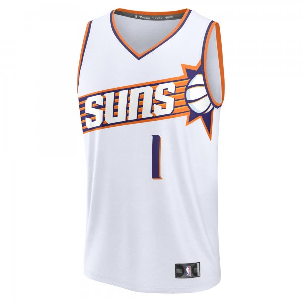 Men's Phoenix Suns Devin Booker Fanatics White Fast Break Replica Jersey - Association Edition