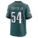 Men's Philadelphia Eagles Jeremiah Trotter Jr. Nike Green Game Jersey