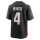 Men's Atlanta Falcons Taylor Heinicke Nike Black Game Player Jersey