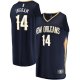 Youth New Orleans Pelicans Brandon Ingram Fanatics Navy Fast Break Replica Jersey - Icon Edition