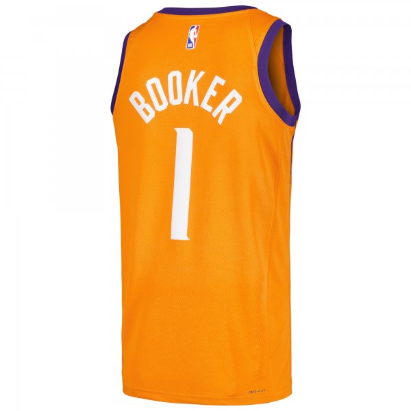 Men's Phoenix Suns Devin Booker Jordan Brand Orange Swingman Player Jersey - Statement Edition