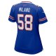 Women's Buffalo Bills Matt Milano Nike Royal Game Jersey