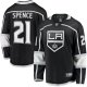 Men's Los Angeles Kings Jordan Spence Fanatics Black Home Premier Breakaway Player Jersey