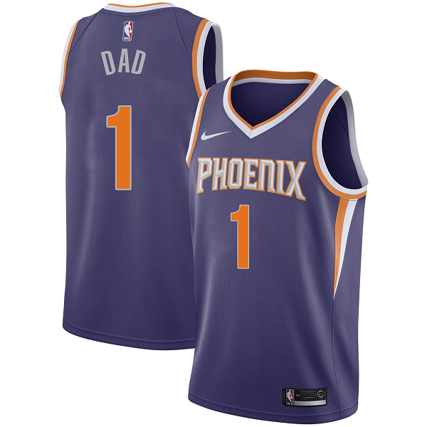 Men's Phoenix Suns #1 Nike Purple 2020/21 Swingman  Jersey - Icon Edition