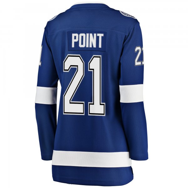 Women's Tampa Bay Lightning Brayden Point Fanatics Blue Breakaway Player Jersey