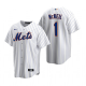 Men's New York Mets #1 Jeff McNeil Nike White Cool Base MLB Home Jersey