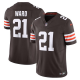 Youth Cleveland Browns #21 Denzel Ward Nike Brown Vapor F.U.S.E. Limited Jersey