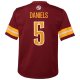 Youth Washington Commanders Jayden Daniels Nike Burgundy 2024 NFL Draft First Round Pick Player Game Jersey