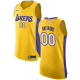 Men's Nike Los Angeles Lakers Gold Icon Edition Custom Jersey