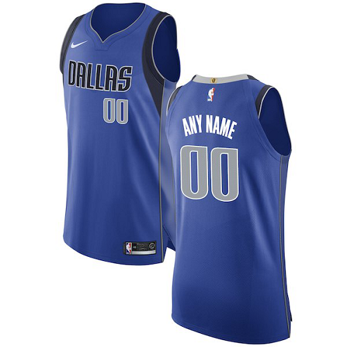 Men's Nike Dallas Mavericks Royal Icon Edition Custom Jersey