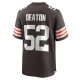 Men's Cleveland Browns Dawson Deaton Nike Brown Game Player Jersey