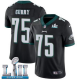 Men's Nike NFL Philadelphia Eagles #75 Vinny Curry Limited Alternate Black Vapor Untouchable Super Bowl LII Jersey