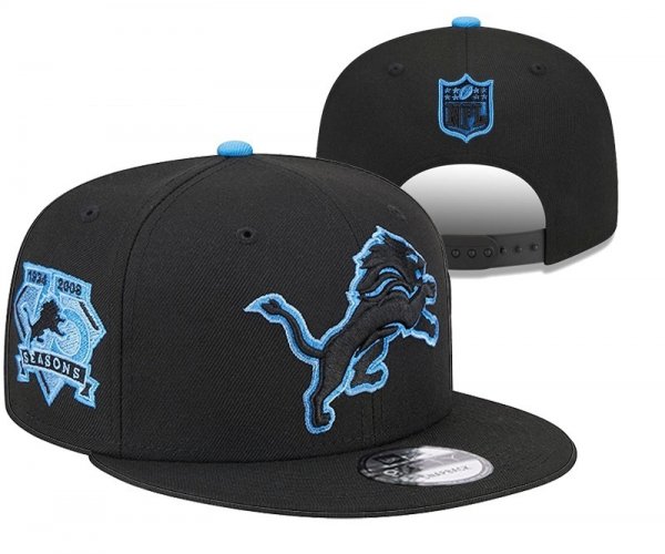 Detroit Lions Black Cap