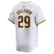 Men's San Diego Padres Brett Sullivan Nike White Home Limited Player Jersey