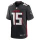 Men's Atlanta Falcons Van Jefferson Nike  Black  Game Jersey