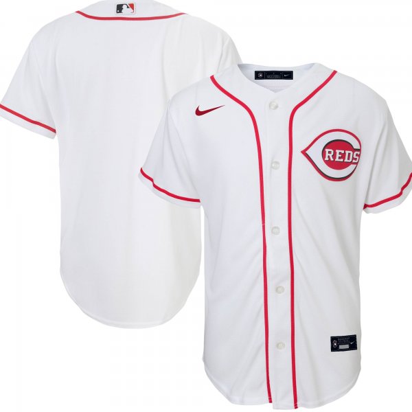 Youth Cincinnati Reds Nike White Home Replica Team Jersey