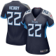 Women's Nike Tennessee Titans #22 Derrick Henry Navy New 2018 Game Jersey