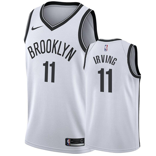 Men's Nike Brooklyn Nets #11 Kyrie Irving Association White NBA Jersey