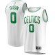 Men's Boston Celtics Jayson Tatum Fanatics White Fast Break Replica Away Jersey - Association Edition