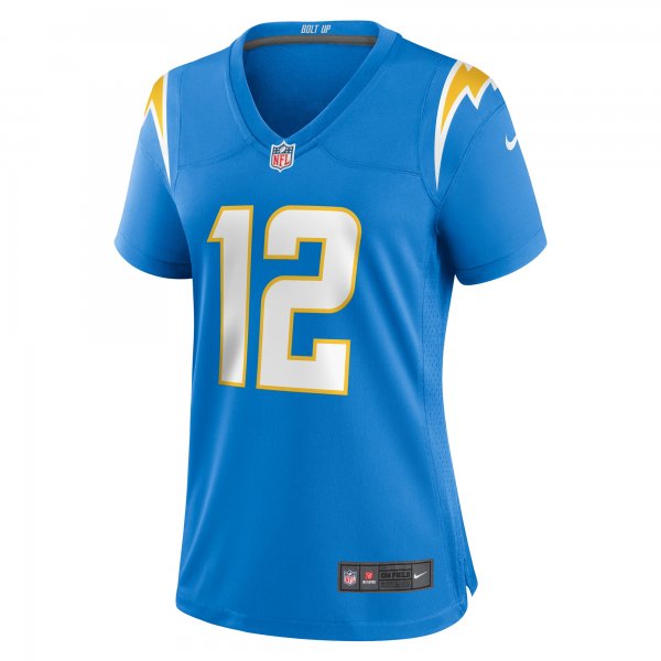 Women's Los Angeles Chargers Derius Davis Nike Powder Blue Team Game Jersey