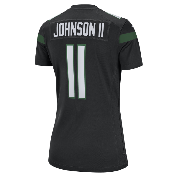 Women's New York Jets Jermaine Johnson II Nike Stealth Black Alternate Game Jersey