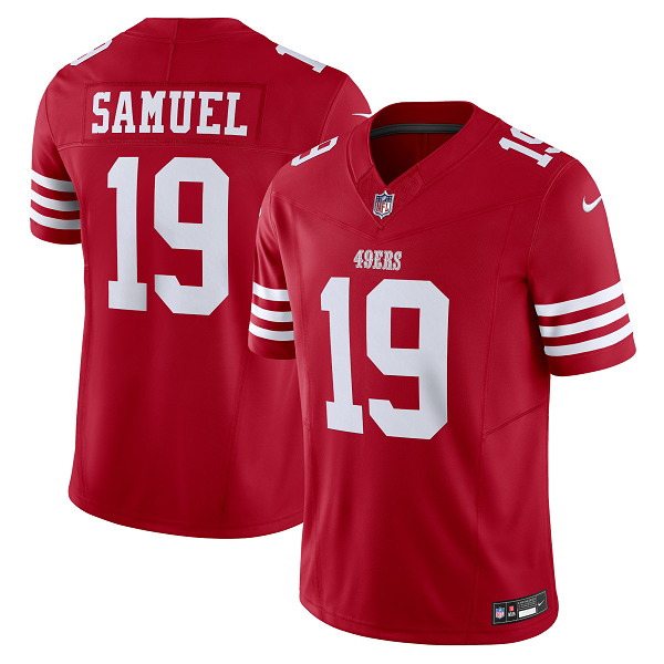 Men's San Francisco 49ers #19 Deebo Samuel Nike Scarlet Vapor F.U.S.E. Limited NFL Jersey