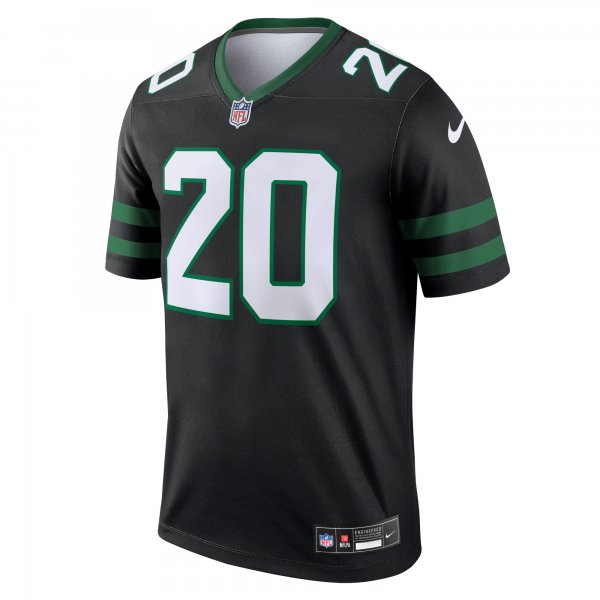 Men's New York Jets Breece Hall Nike Legacy Black Alternate Legend Jersey