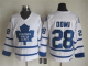 Men's Toronto Maple Leafs #28 Tie Domi White Throwback NHL Jersey