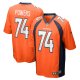 Men's Denver Broncos Ben Powers Nike Orange Game Player Jersey