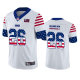 New York Giants #26 Saquon Barkley White Men's Stitched NFL Limited Independence Day Jersey