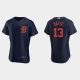 Men's Detroit Tigers #13 Eric Haase Navy MLB Jersey