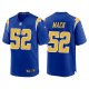 Men's Los Angeles Chargers #52 Khalil Mack Alternate Royal 2022 Trade Jersey