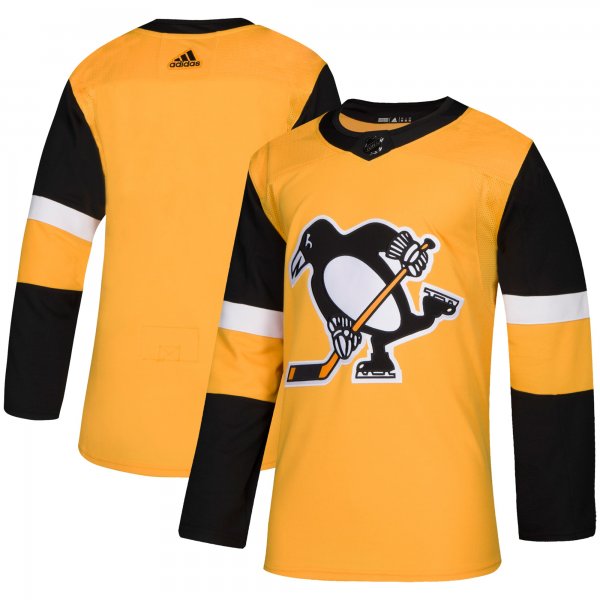 Men's Pittsburgh Penguins adidas Gold Alternate Jersey