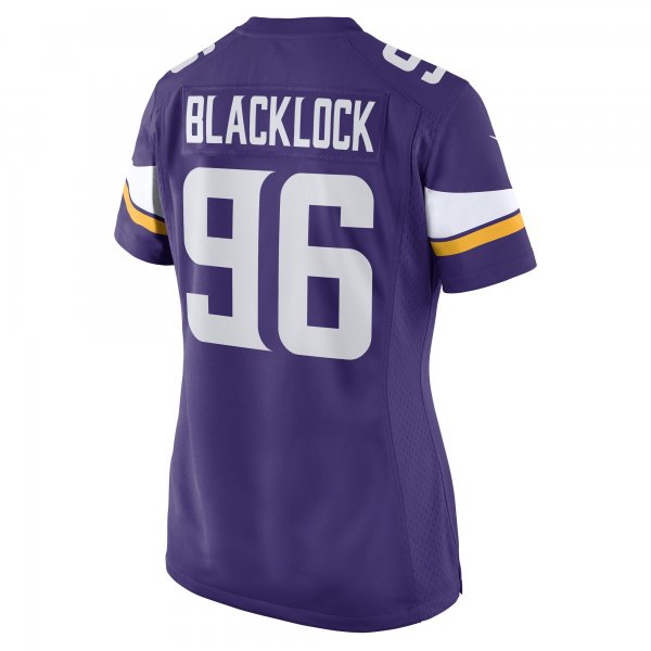 Women's Minnesota Vikings Ross Blacklock Nike Purple Game Player Jersey