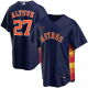 Men's Nike Houston Astros #27 Jose Altuve Navy Alternate 2020 MLB Jersey