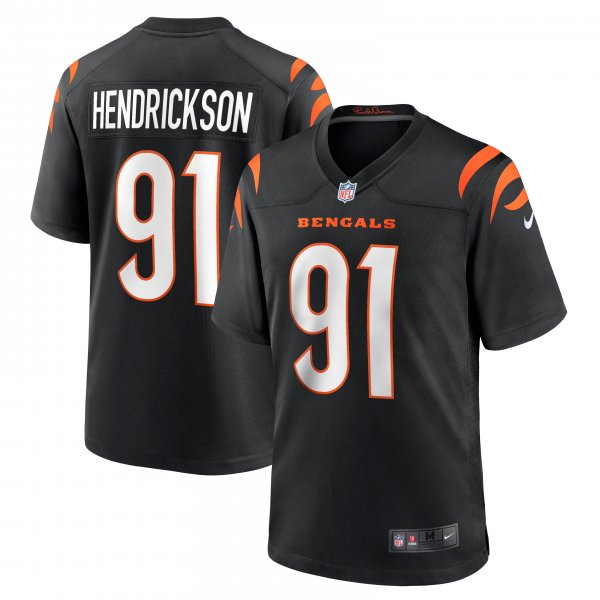 Men's Cincinnati Bengals Trey Hendrickson Nike Black Game Jersey